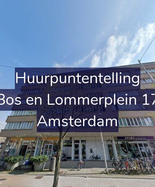 Foto gevel Huurpuntentelling voor Bos en Lommerplein 17, Amsterdam