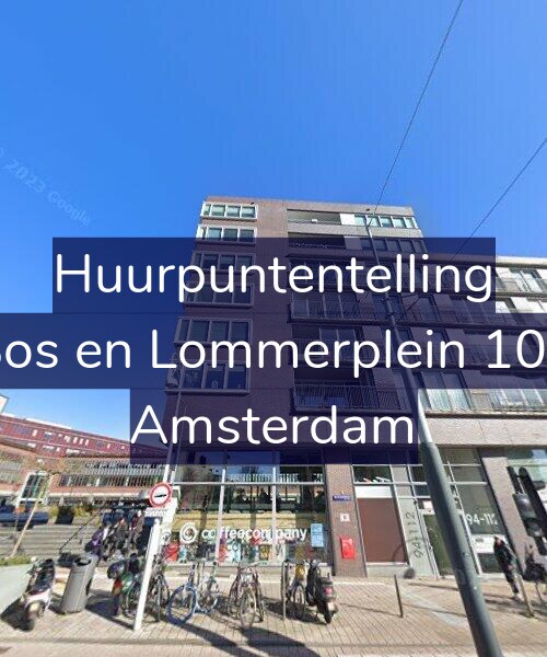 Foto gevel Huurpuntentelling voor Bos en Lommerplein 108, Amsterdam