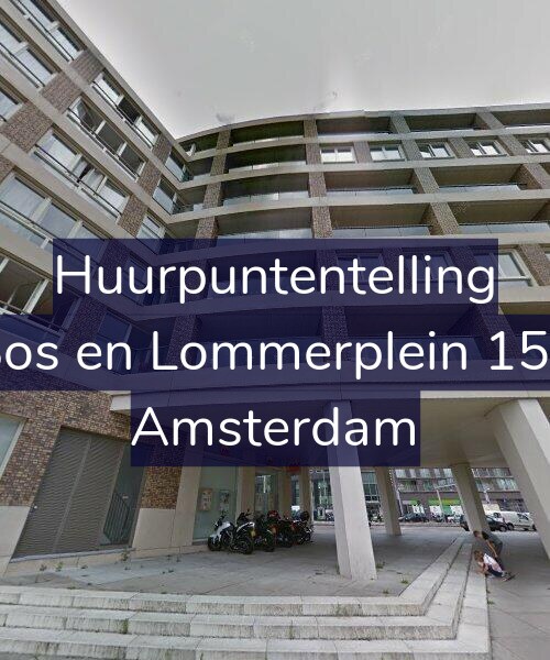Foto gevel Huurpuntentelling voor Bos en Lommerplein 155, Amsterdam