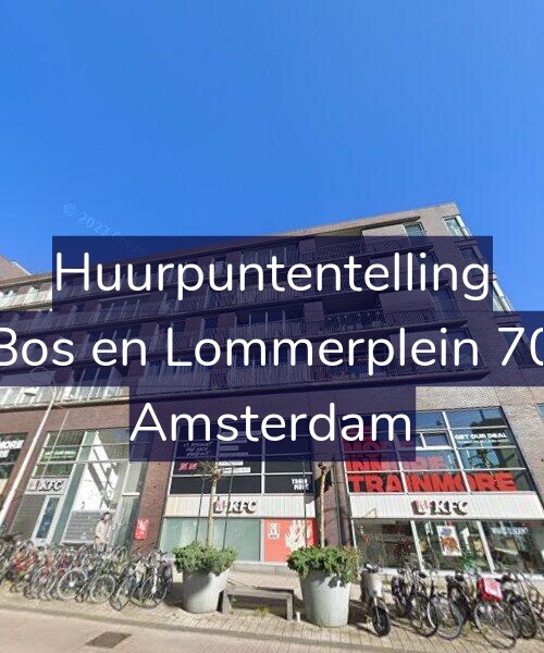 Foto gevel Huurpuntentelling voor Bos en Lommerplein 70, Amsterdam