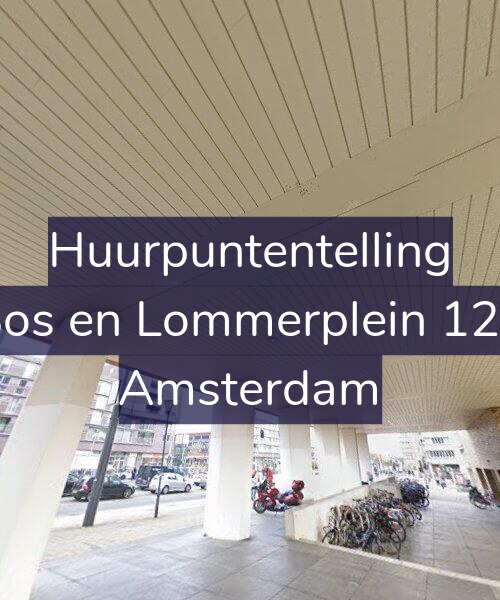 Foto gevel Huurpuntentelling voor Bos en Lommerplein 123, Amsterdam