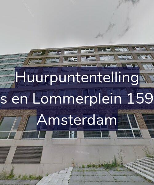 Foto gevel Huurpuntentelling voor Bos en Lommerplein 159-M, Amsterdam