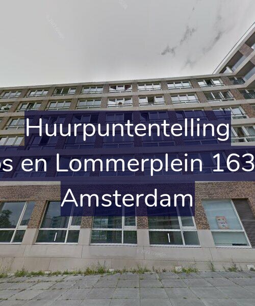 Foto gevel Huurpuntentelling voor Bos en Lommerplein 163-G, Amsterdam