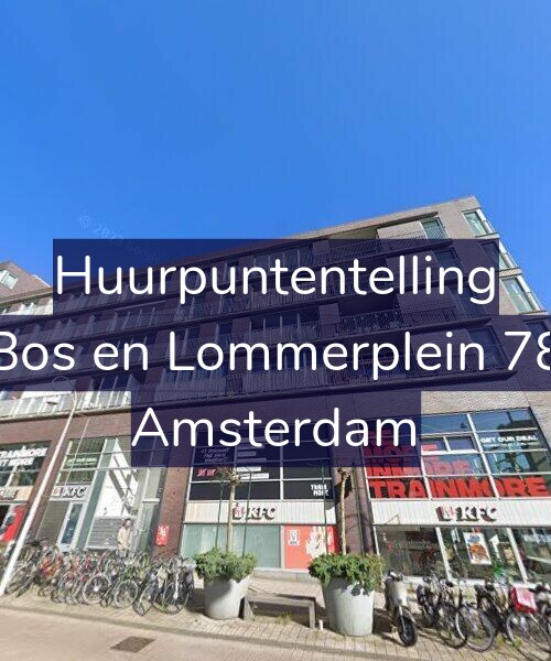 Foto gevel Huurpuntentelling voor Bos en Lommerplein 78, Amsterdam