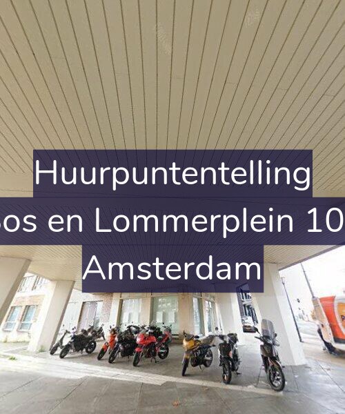 Foto gevel Huurpuntentelling voor Bos en Lommerplein 101, Amsterdam