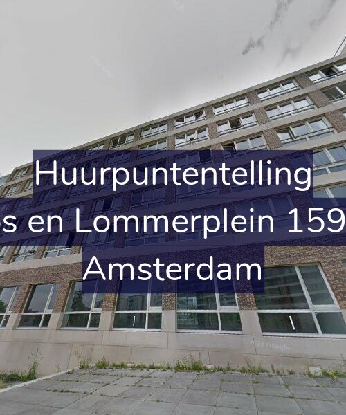 Foto gevel Huurpuntentelling voor Bos en Lommerplein 159-H, Amsterdam
