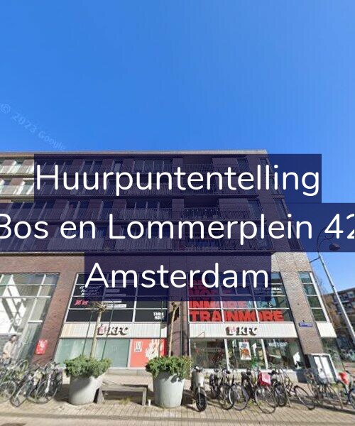 Foto gevel Huurpuntentelling voor Bos en Lommerplein 42, Amsterdam