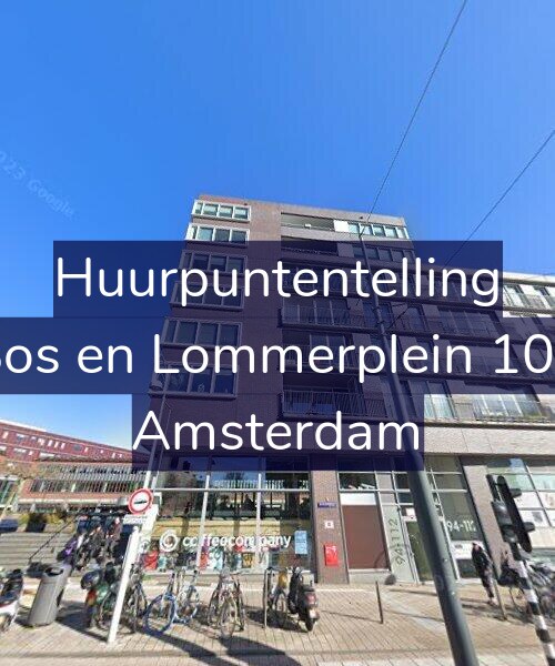 Foto gevel Huurpuntentelling voor Bos en Lommerplein 106, Amsterdam