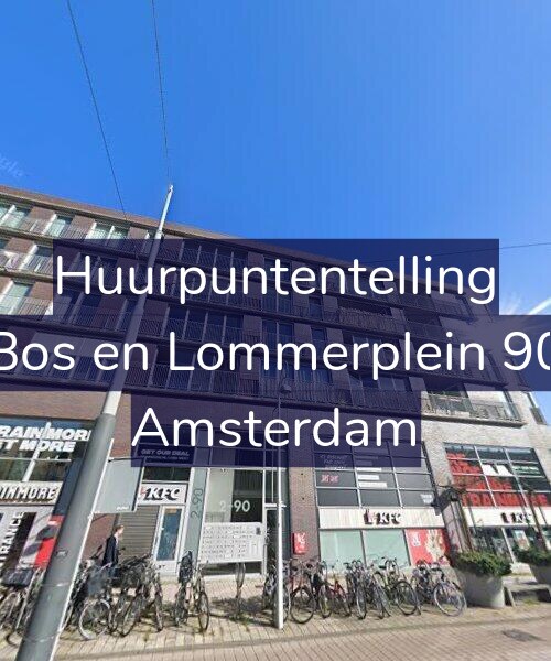 Foto gevel Huurpuntentelling voor Bos en Lommerplein 90, Amsterdam