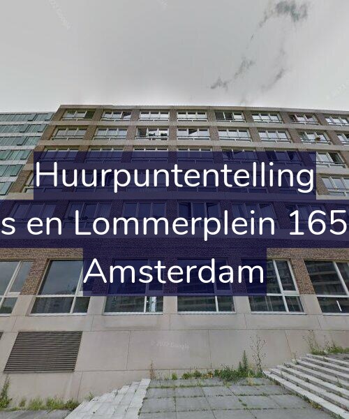 Foto gevel Huurpuntentelling voor Bos en Lommerplein 165-M, Amsterdam
