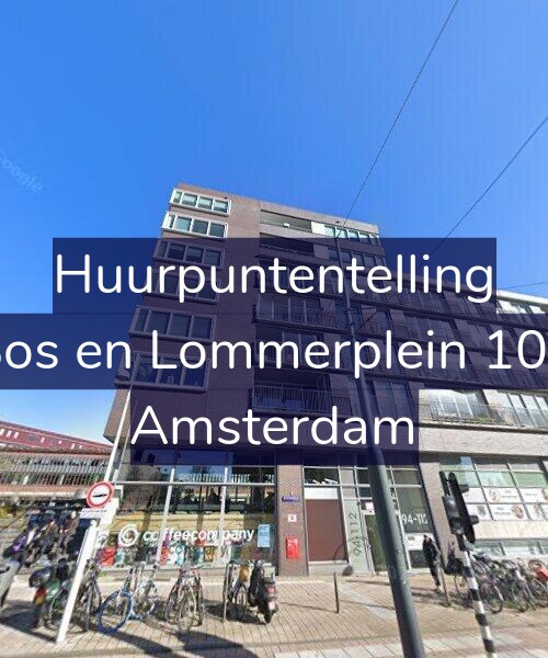 Foto gevel Huurpuntentelling voor Bos en Lommerplein 102, Amsterdam