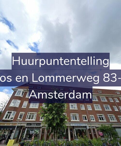 Foto gevel Huurpuntentelling voor Bos en Lommerweg 83-3, Amsterdam