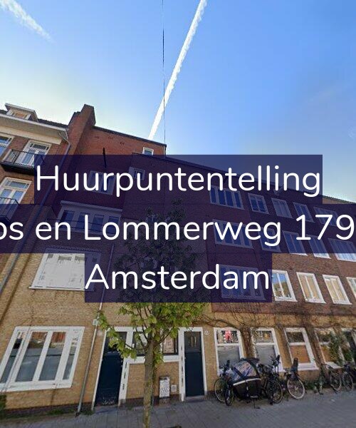 Foto gevel Huurpuntentelling voor Bos en Lommerweg 179-3, Amsterdam