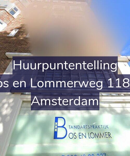 Foto gevel Huurpuntentelling voor Bos en Lommerweg 118-1, Amsterdam