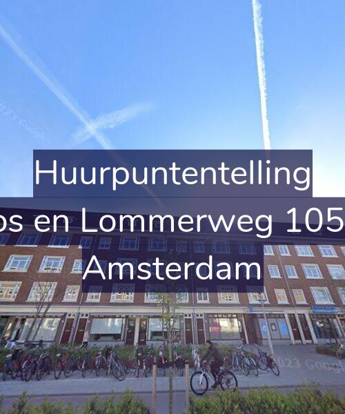 Foto gevel Huurpuntentelling voor Bos en Lommerweg 105-1, Amsterdam