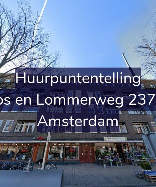 Foto gevel Huurpuntentelling voor Bos en Lommerweg 237-3, Amsterdam