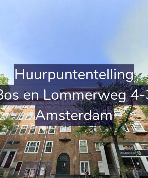 Foto gevel Huurpuntentelling voor Bos en Lommerweg 4-3, Amsterdam
