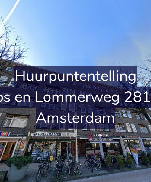 Foto gevel Huurpuntentelling voor Bos en Lommerweg 281-3, Amsterdam