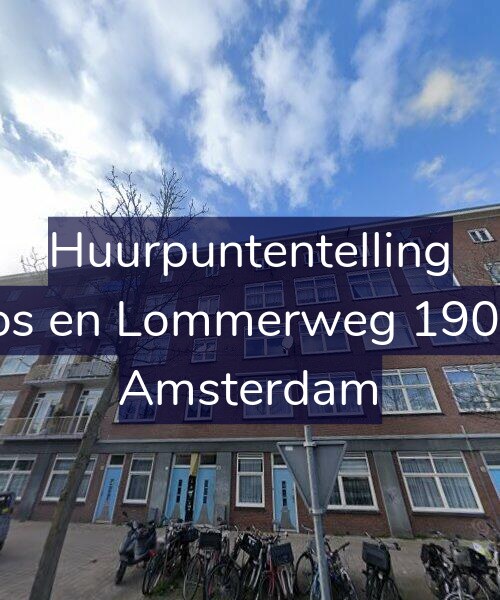 Foto gevel Huurpuntentelling voor Bos en Lommerweg 190-2, Amsterdam