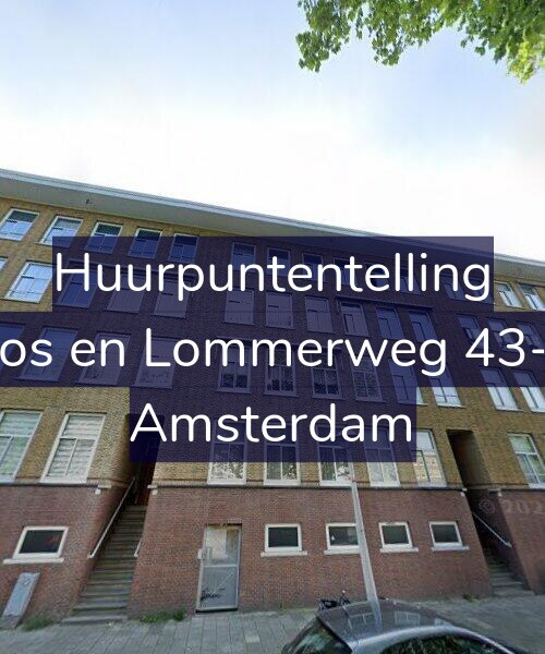 Foto gevel Huurpuntentelling voor Bos en Lommerweg 43-1, Amsterdam