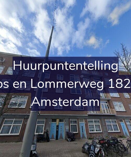 Foto gevel Huurpuntentelling voor Bos en Lommerweg 182-3, Amsterdam