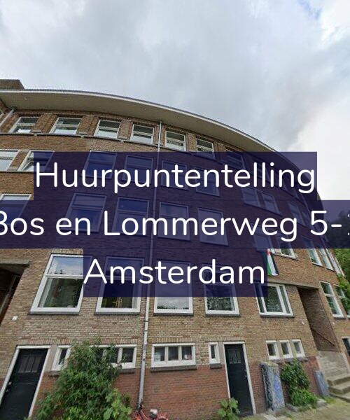 Foto gevel Huurpuntentelling voor Bos en Lommerweg 5-1, Amsterdam