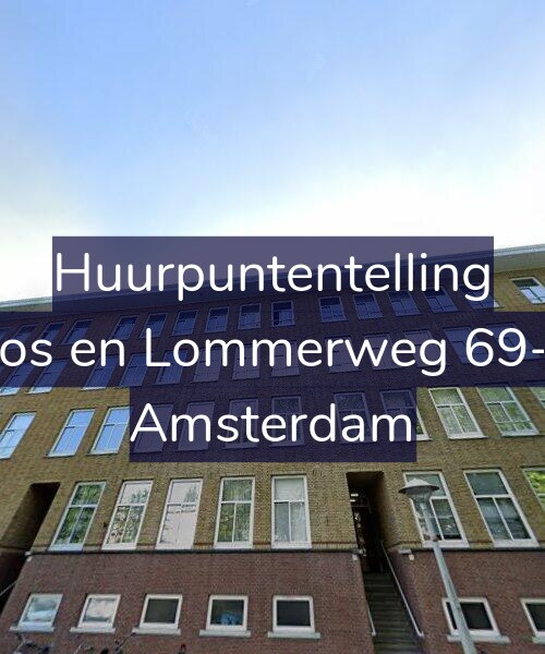 Foto gevel Huurpuntentelling voor Bos en Lommerweg 69-3, Amsterdam