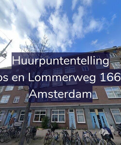 Foto gevel Huurpuntentelling voor Bos en Lommerweg 166-3, Amsterdam