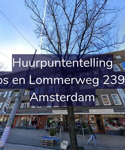 Foto gevel Huurpuntentelling voor Bos en Lommerweg 239-3, Amsterdam