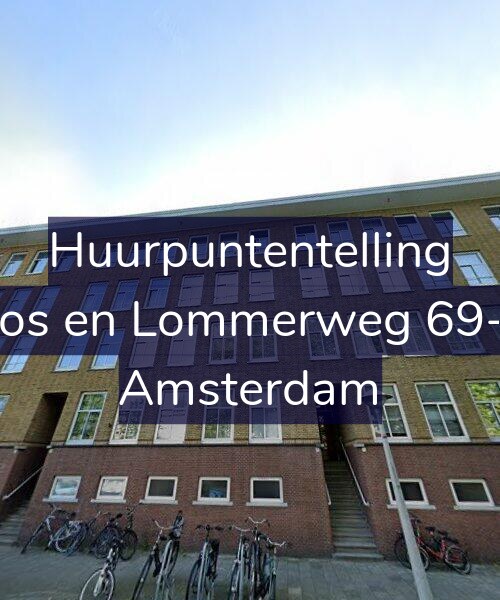 Foto gevel Huurpuntentelling voor Bos en Lommerweg 69-1, Amsterdam