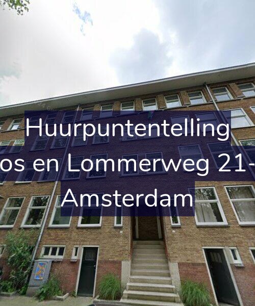 Foto gevel Huurpuntentelling voor Bos en Lommerweg 21-1, Amsterdam
