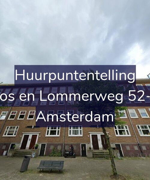 Foto gevel Huurpuntentelling voor Bos en Lommerweg 52-1, Amsterdam