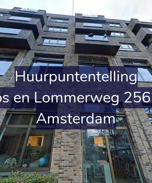 Foto gevel Huurpuntentelling voor Bos en Lommerweg 256-N, Amsterdam