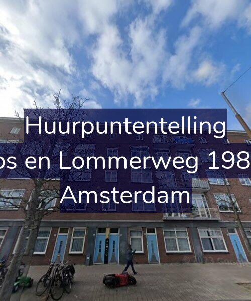 Foto gevel Huurpuntentelling voor Bos en Lommerweg 198-3, Amsterdam