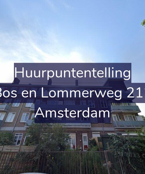 Foto gevel Huurpuntentelling voor Bos en Lommerweg 212, Amsterdam