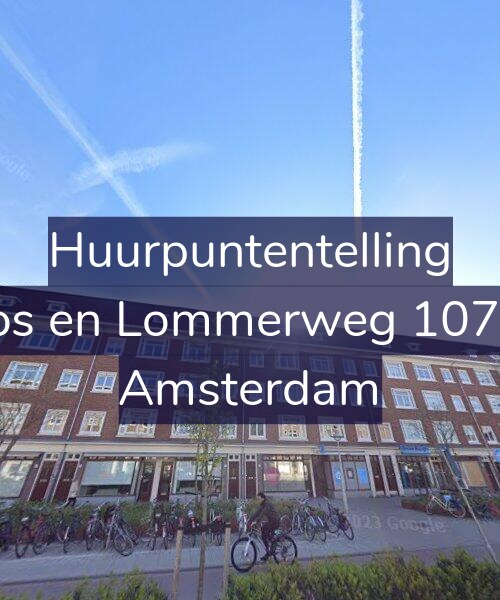 Foto gevel Huurpuntentelling voor Bos en Lommerweg 107-1, Amsterdam
