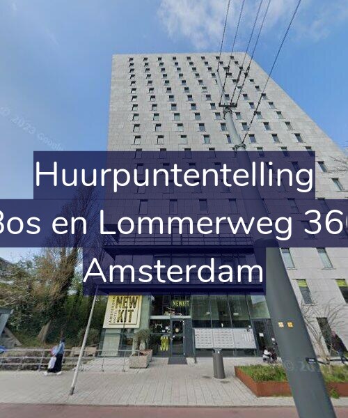 Foto gevel Huurpuntentelling voor Bos en Lommerweg 360, Amsterdam