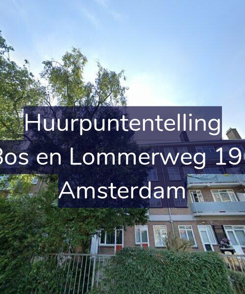 Foto gevel Huurpuntentelling voor Bos en Lommerweg 196, Amsterdam