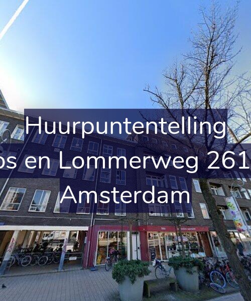 Foto gevel Huurpuntentelling voor Bos en Lommerweg 261-2, Amsterdam