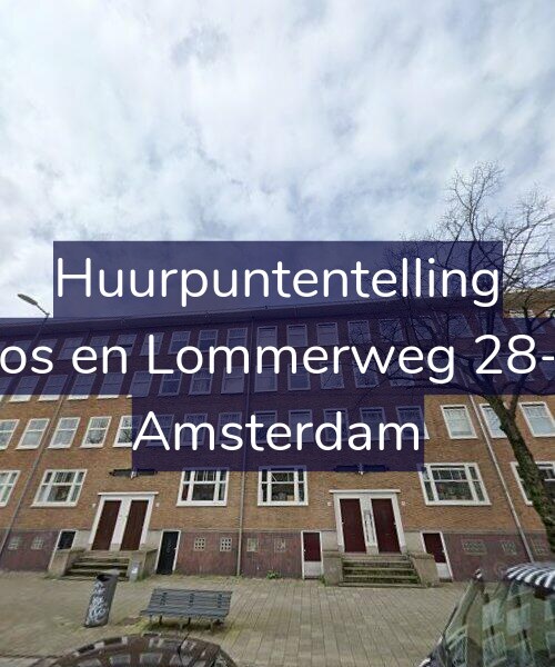 Foto gevel Huurpuntentelling voor Bos en Lommerweg 28-3, Amsterdam