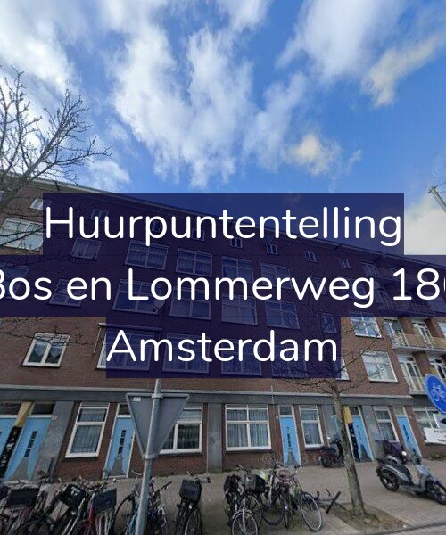 Foto gevel Huurpuntentelling voor Bos en Lommerweg 186, Amsterdam