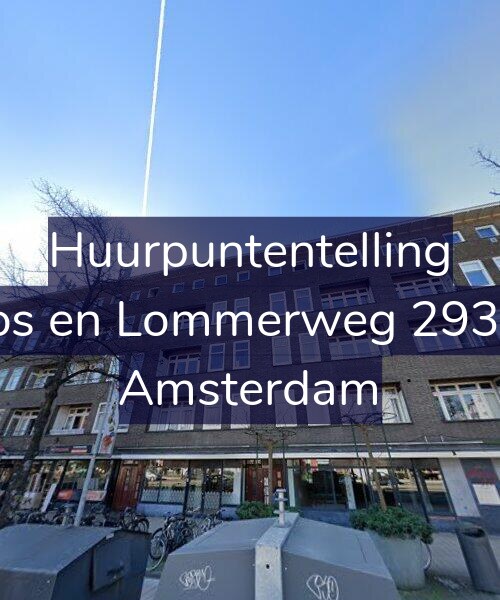Foto gevel Huurpuntentelling voor Bos en Lommerweg 293-2, Amsterdam