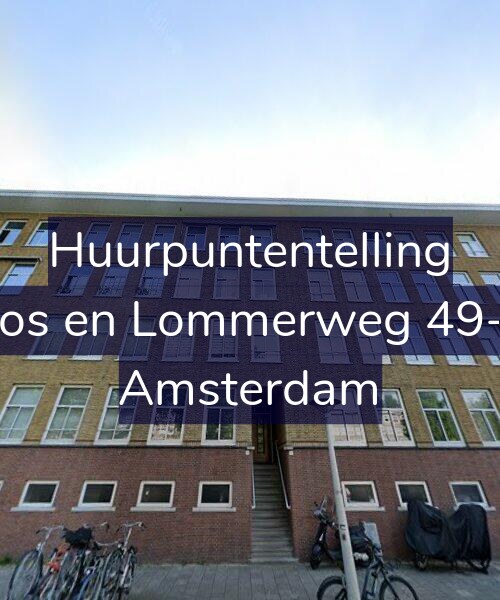 Foto gevel Huurpuntentelling voor Bos en Lommerweg 49-1, Amsterdam