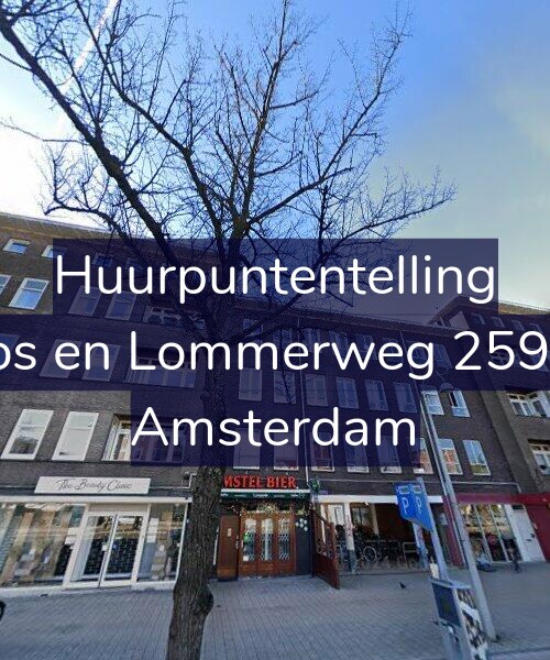 Foto gevel Huurpuntentelling voor Bos en Lommerweg 259-2, Amsterdam