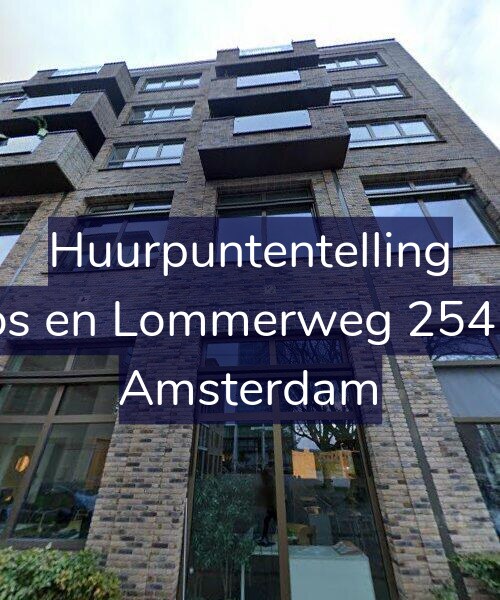 Foto gevel Huurpuntentelling voor Bos en Lommerweg 254-D, Amsterdam