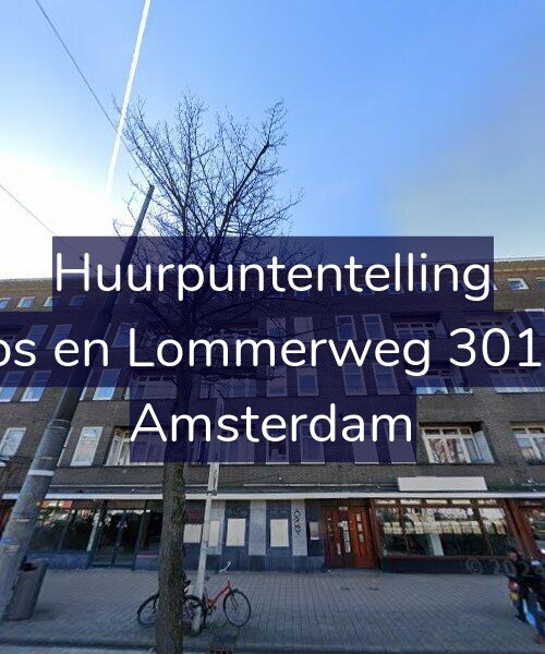 Foto gevel Huurpuntentelling voor Bos en Lommerweg 301-4, Amsterdam