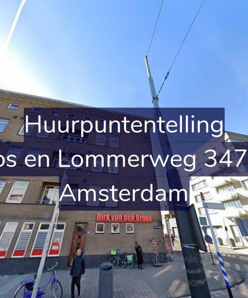 Foto gevel Huurpuntentelling voor Bos en Lommerweg 347-1, Amsterdam