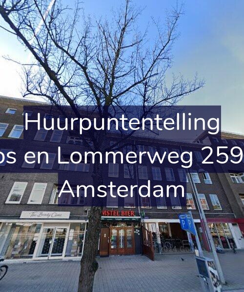 Foto gevel Huurpuntentelling voor Bos en Lommerweg 259-4, Amsterdam