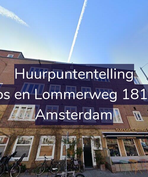 Foto gevel Huurpuntentelling voor Bos en Lommerweg 181-1, Amsterdam