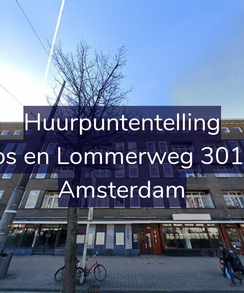 Foto gevel Huurpuntentelling voor Bos en Lommerweg 301-3, Amsterdam